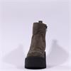 Marco Moreo Vale Stud Detail Wedge Boot - Olive Suede